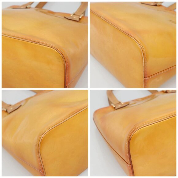 LOUIS VUITTON Monogram Vernis Houston Hand Bag Beige - Picture 15 of 15